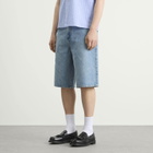 Wax London Men's Luca Vintage Denim Shorts in Antique Blue