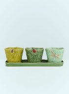 Bordallo Pinheiro Jardim De Insetos Set Of Vases