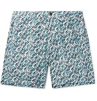 Onia - Mid-Length Printed Swim Shorts - Blue