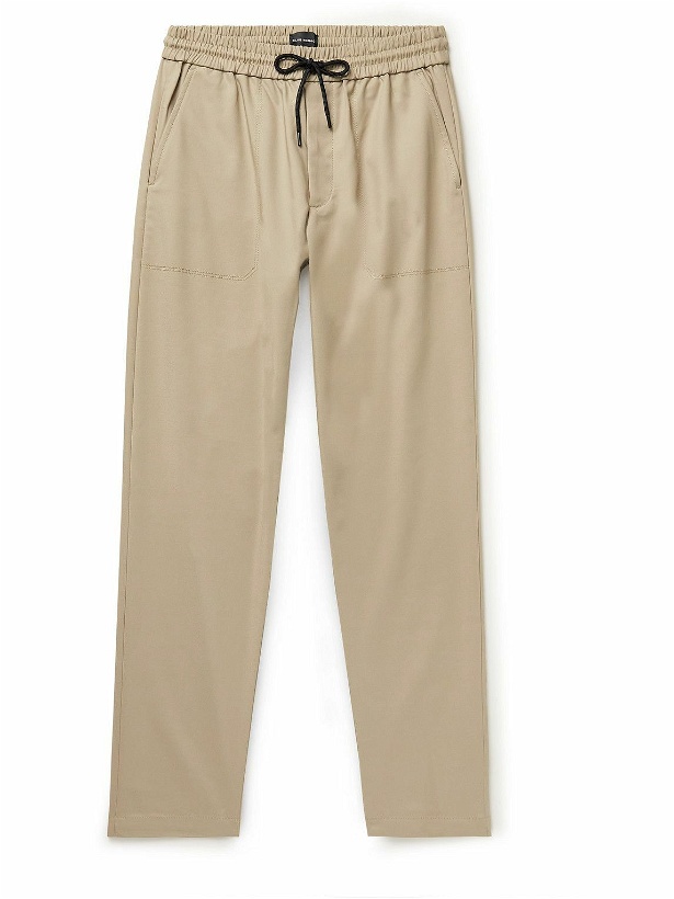 Photo: Club Monaco - Travel Slim-Fit Cotton-Blend Trousers - Neutrals