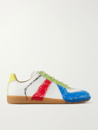 Maison Margiela - Replica Painted-Effect Leather Sneakers - Multi