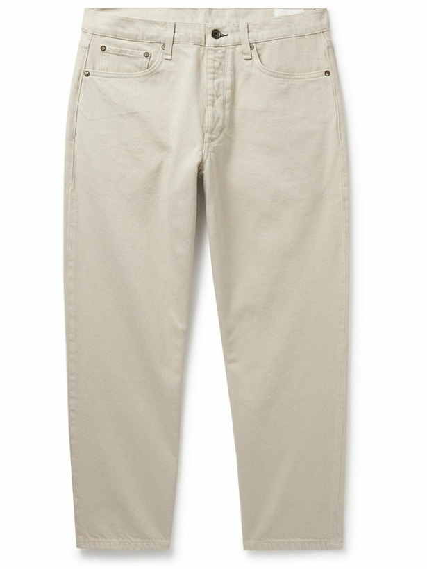 Photo: Rag & Bone - Beck Tapered Cropped Jeans - Neutrals