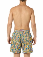 MC2 Saint Barth Man Lightweight Fabric Swim-shorts Lighting Micro Fantasy With The Simpsons Family Print | The Simpsons Special Edition