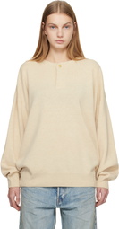 Fear of God Beige Henley Sweater