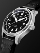 IWC Schaffhausen - Pilot's Mark XX Automatic 40mm Stainless Steel and Leather Watch, Ref. No. IWIW328201