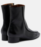 Herbert Levine Shadow Ban leather ankle boots