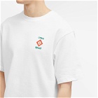 Casablanca Men's Casa Sport Small Logo T-Shirt in White