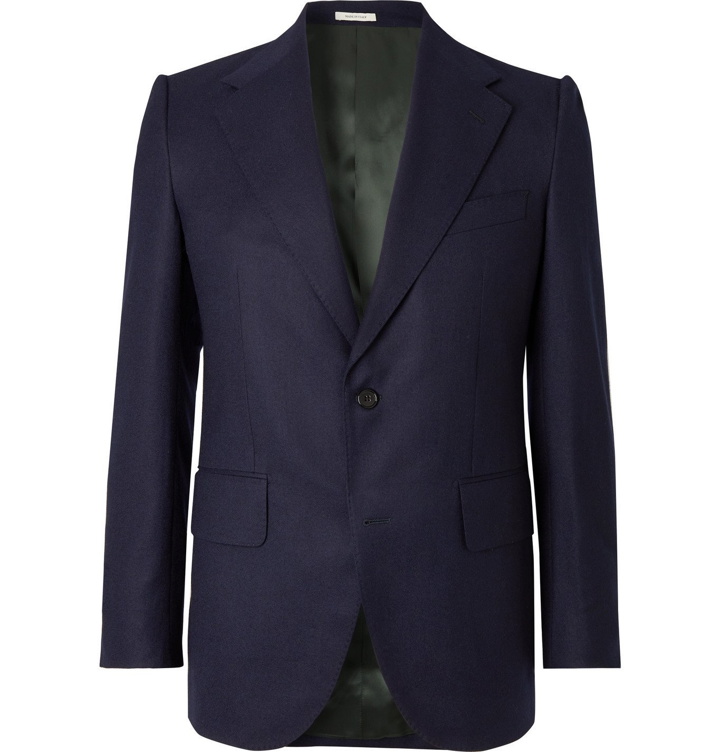 Photo: Husbands - Ferry Slim-Fit Merino Wool Suit Jacket - Blue