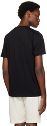 Sunspel Black Riviera Midweight T-Shirt