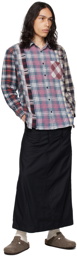 NEEDLES Black Fatigue Midi Skirt