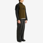 Umbro by Slam Jam Men's Tactical Half Zip Sweat in Black Army Green