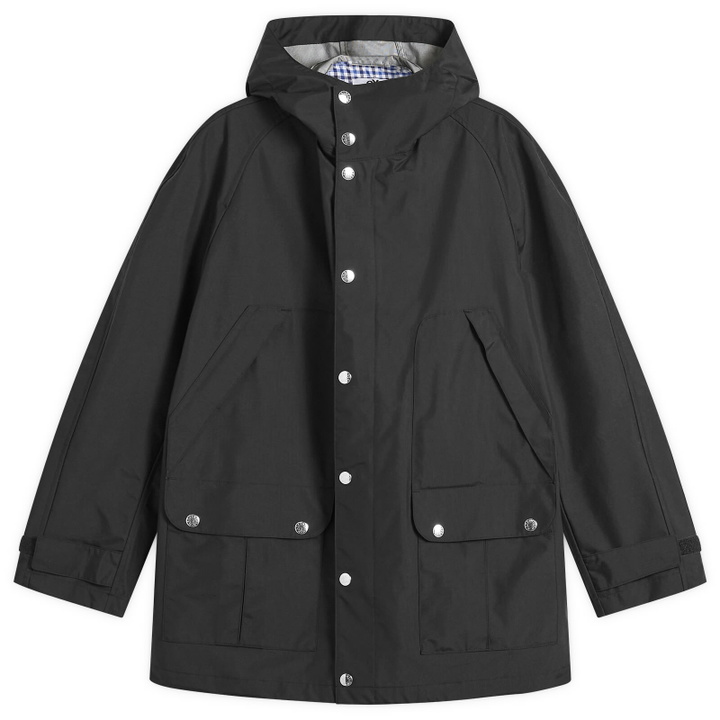 Photo: Junya Watanabe MAN Men's Nylon Laminated Mackintosh Jacket in Black