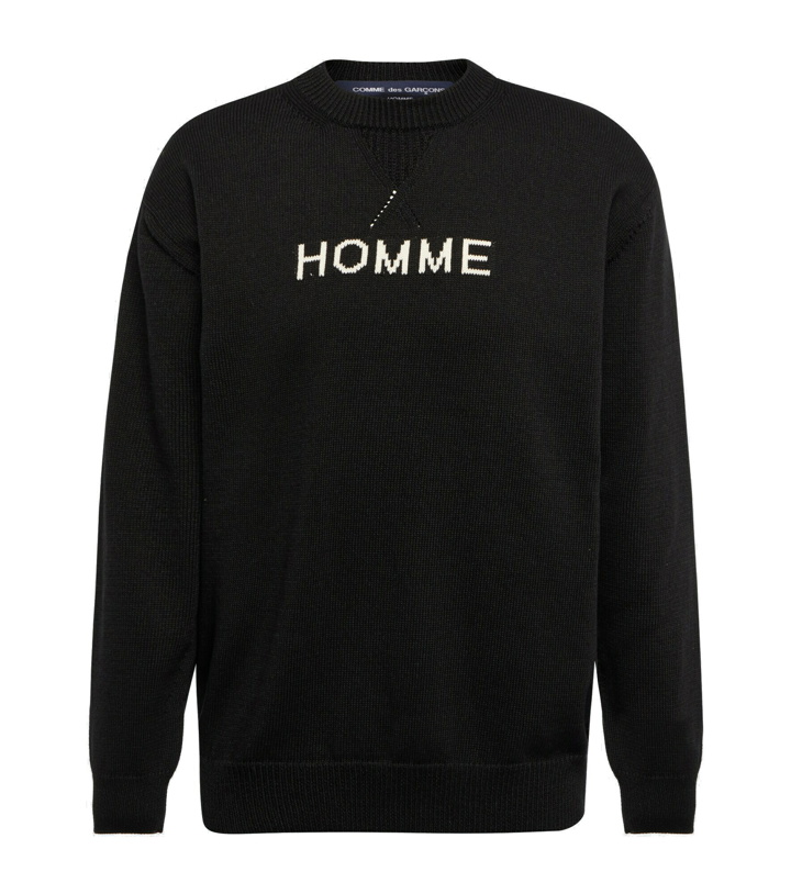Photo: Comme des Garcons Homme - Logo sweater