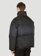 Medusa Quilted Down Jacket in Black