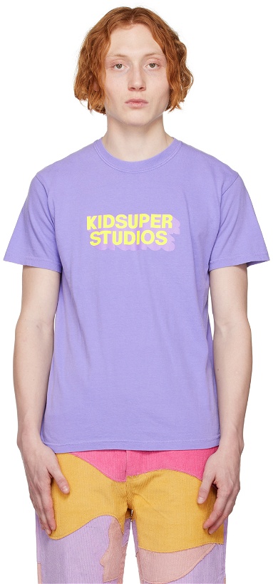 Photo: KidSuper Purple Studios T-Shirt