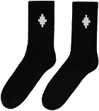 Marcelo Burlon County of Milan Black Cross Socks
