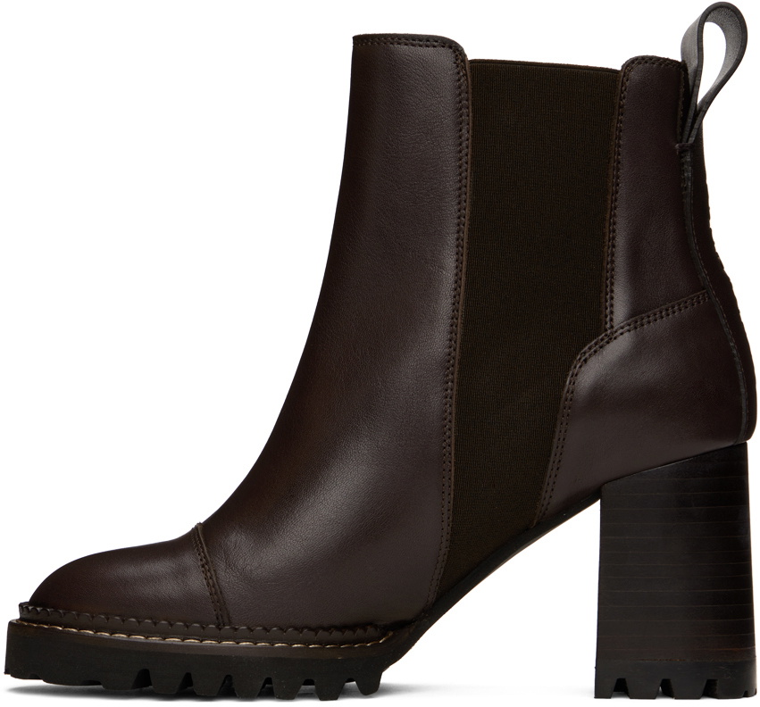 See by Chloé Brown Mallory Chelsea Boots