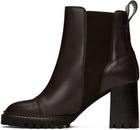 See by Chloé Brown Mallory Chelsea Boots