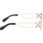 Off-White Gold Allen Sunglasses