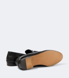 The Row Caden leather loafers