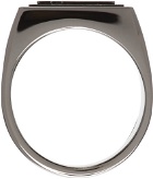 Fendi Gunmetal 'Forever Fendi' Ring