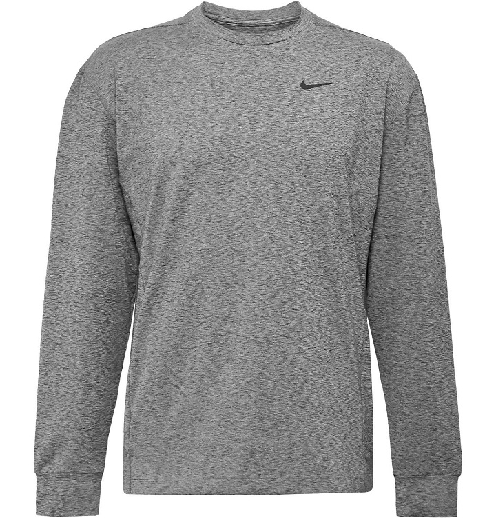 Photo: Nike Training - Mélange Dri-FIT T-Shirt - Black
