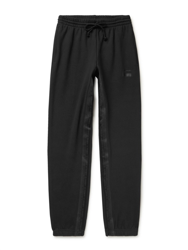 Photo: adidas Originals - R.Y.V. Tapered Webbing-Trimmed Cotton-Jersey Sweatpants - Black