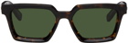 ZEGNA Tortoiseshell Square Sunglasses