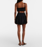 Faithfull Saskia cotton miniskirt