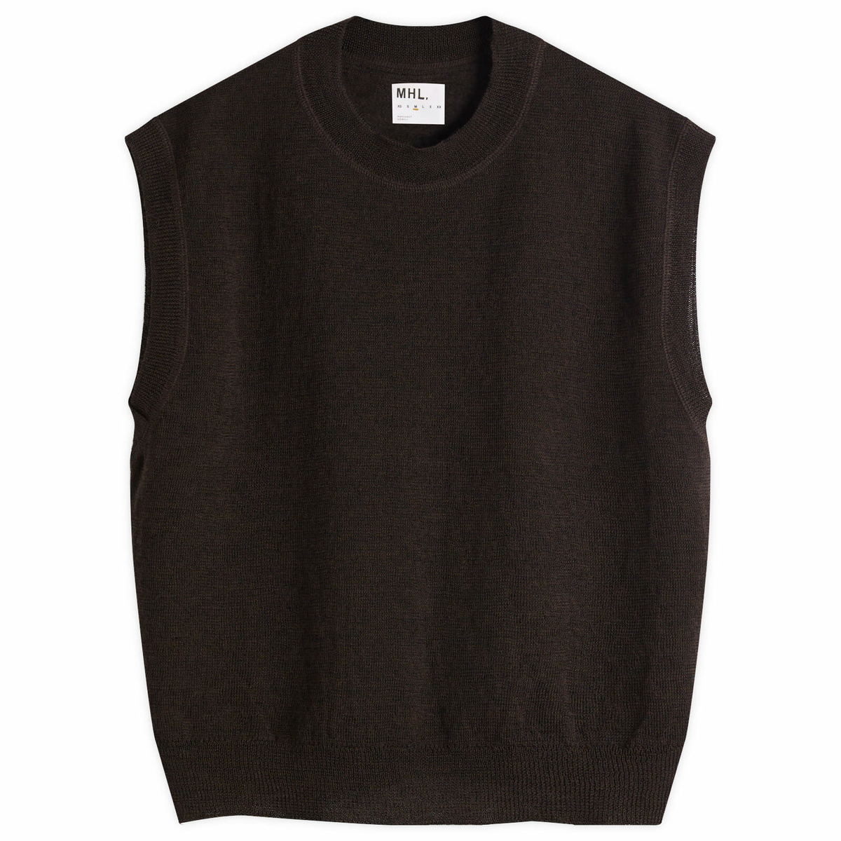 MHL by Margaret Howell Men's Chunky Knit Slipover Vest in