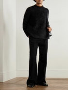 Séfr - Haru Alpaca-Blend Mock-Neck Sweater - Black