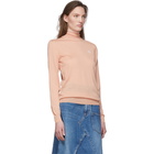 Loewe Pink Cashmere Anagram Turtleneck