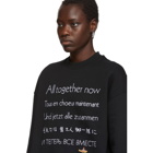 Stella McCartney Black The Beatles Edition All Together Now Sweatshirt