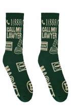 Market Jacquard Cotton Socks