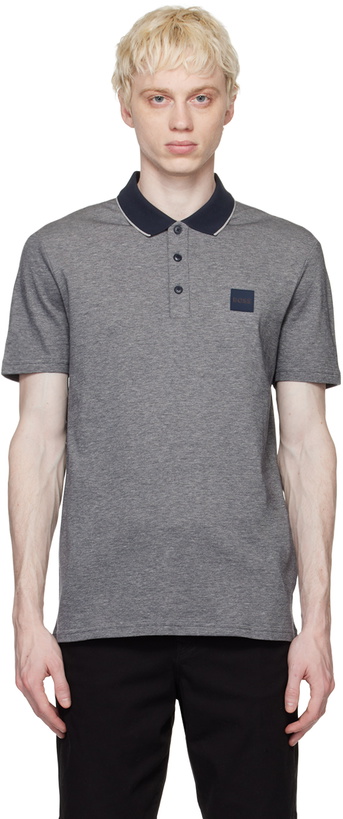 Photo: BOSS Navy Badge Polo