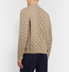 Isabel Marant - Macey Merino Wool Cable Knit Sweater - Neutrals