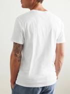 Frescobol Carioca - Lucio Cotton and Linen-Blend Jersey T-Shirt - White
