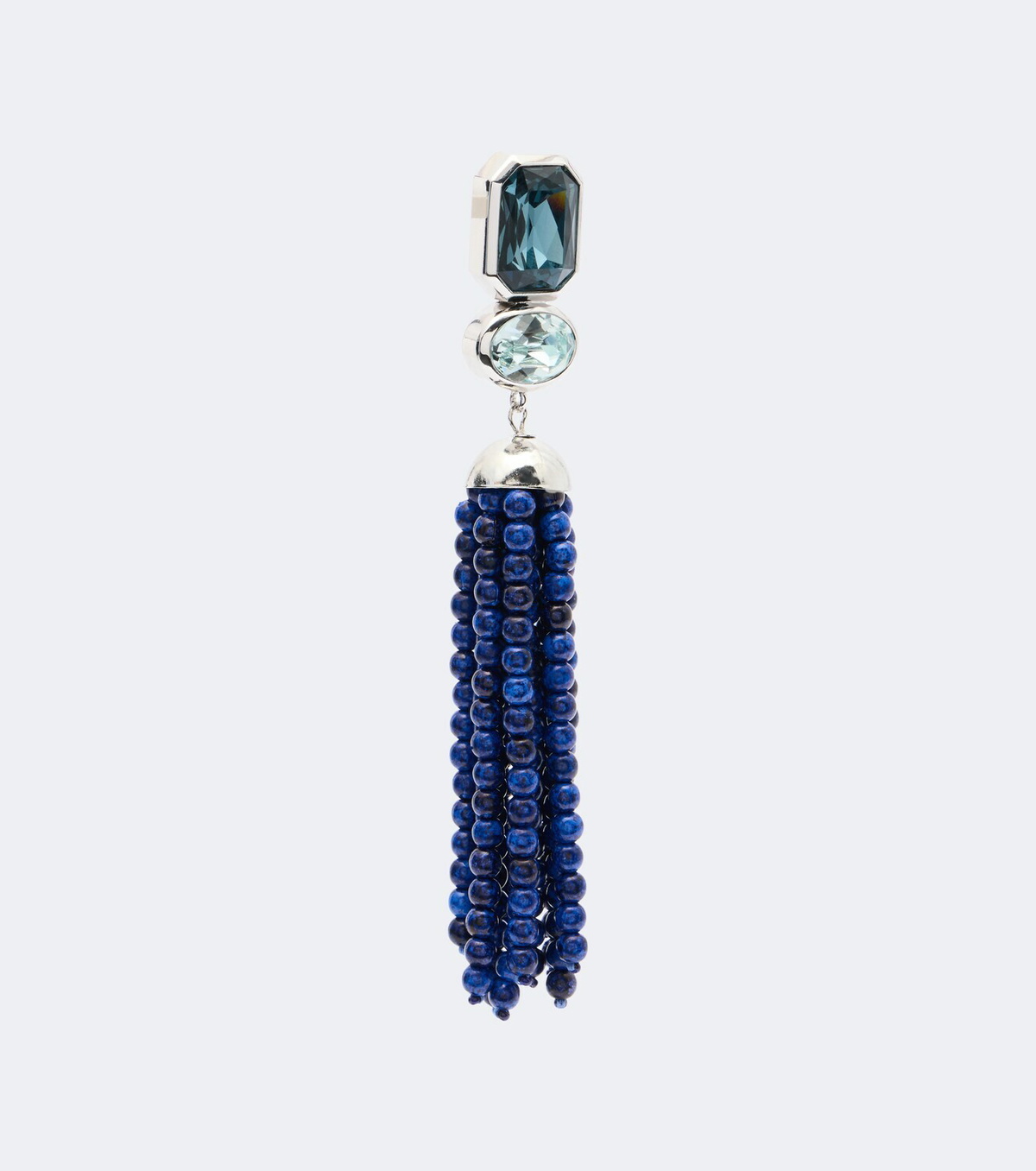 Jennifer Behr Embellished fringed drop earrings