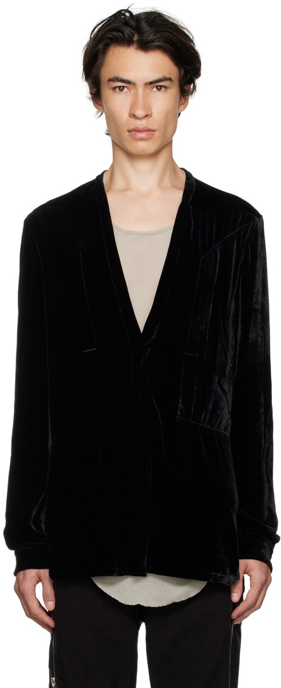 Rick Owens Larry Shirt in Black | FWRD