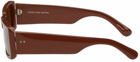 Dries Van Noten Red Linda Farrow Edition 157 Sunglasses