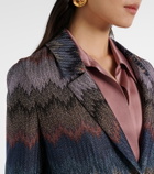 Missoni Zigzag lamé blazer