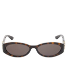 Gucci Women's Eyewear GG1660S Sunglasses in Havana/Brown 