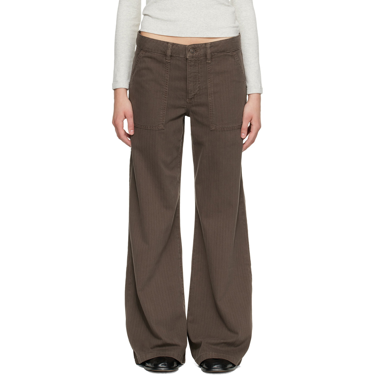JEANERICA Brown Guell Trousers