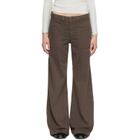 JEANERICA Brown Guell Trousers