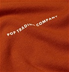 Pop Trading Company - Logo-Print Cotton Jersey T-Shirt - Orange