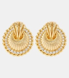 Alessandra Rich Shell embellished earrings