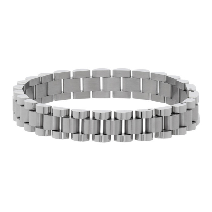 Ambush Silver Rollie Chain Bracelet Ambush