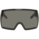 Rick Owens Black Kriester Shiny Sunglasses