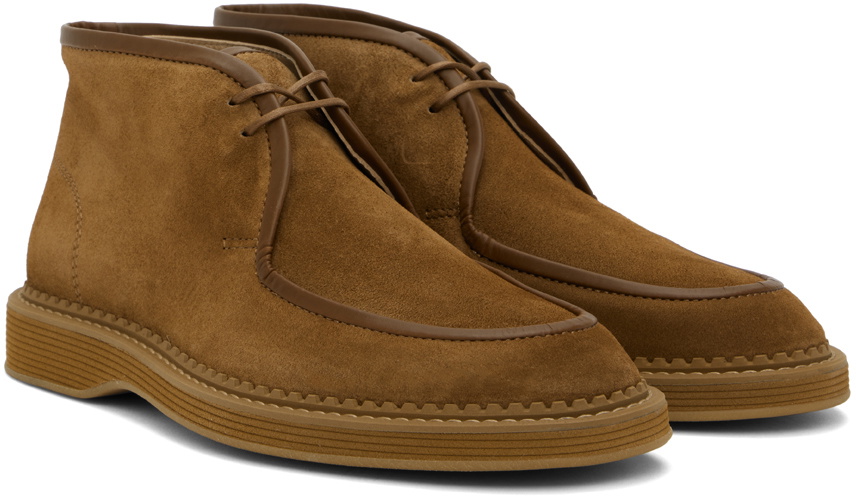 A.P.C. Brown Preppy Desert Boots