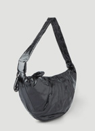 Croissant Large Shoulder Bag in Black